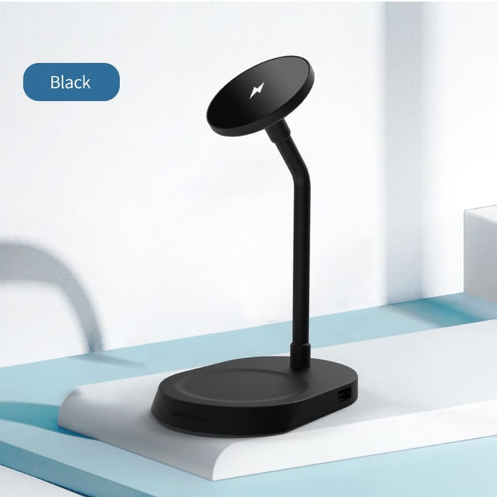 2 In 1 Desktop Magnetic Wireless Charger Stand