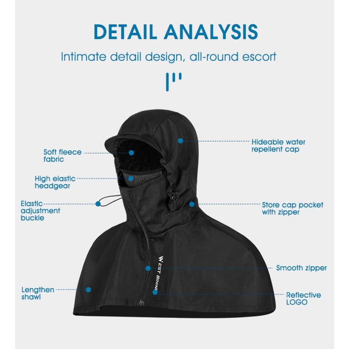 2 in 1 Double Layer Long Cap