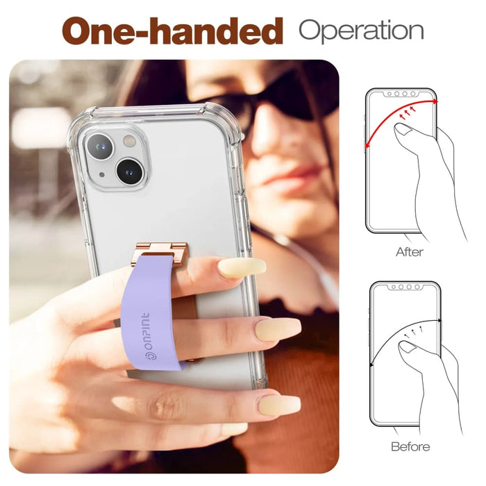 2 In 1 Finger Strap Holder For Cell Phones