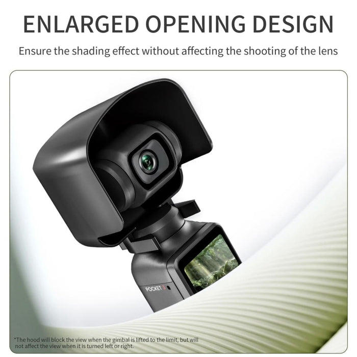 2 In 1 Gimbal Camera Lens Cover Sunshade For Dji Pocket 3