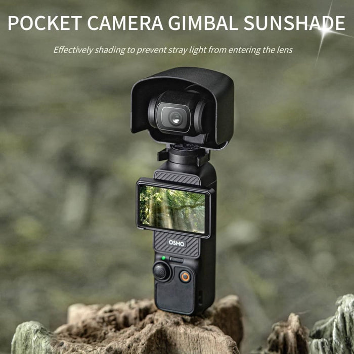 2 In 1 Gimbal Camera Lens Cover Sunshade For Dji Pocket 3
