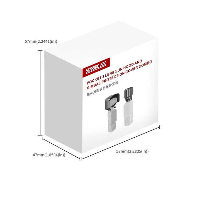 2 In 1 Gimbal Camera Lens Cover Sunshade For Dji Pocket 3