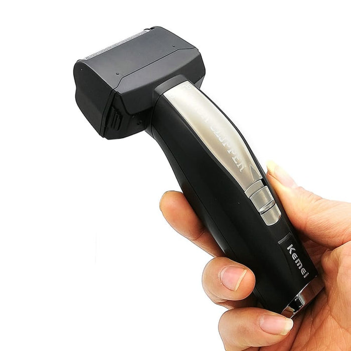 2 in 1 Hair Beard Trimmer Electric Shaver for Men 0mm