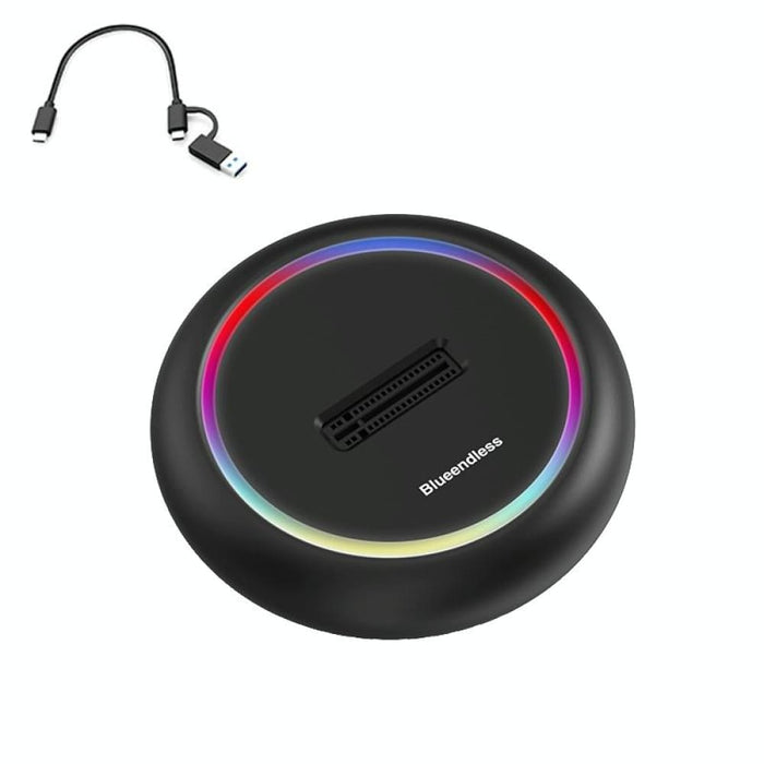 2 In 1 M.2 Nvme/ngff Ssd Base With Rgb Light