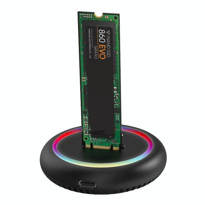 2 In 1 M.2 Nvme/ngff Ssd Base With Rgb Light
