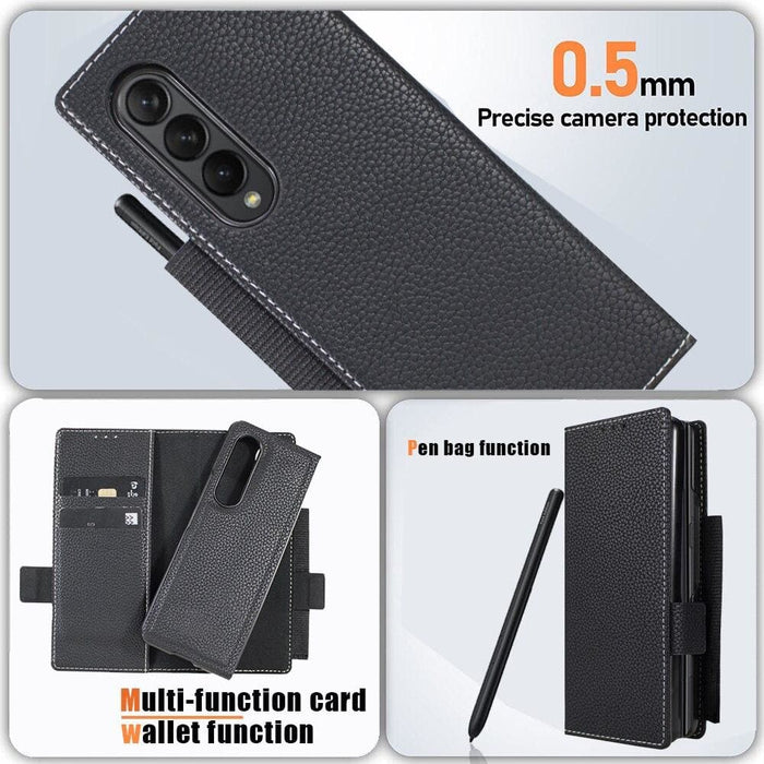2-in-1 Magnetic Detachable Leather Cover for Samsung Galaxy