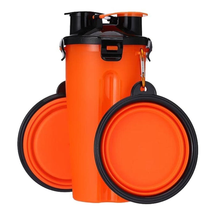 2 In 1 Multifunctional Portable Dog Food Water Bottle