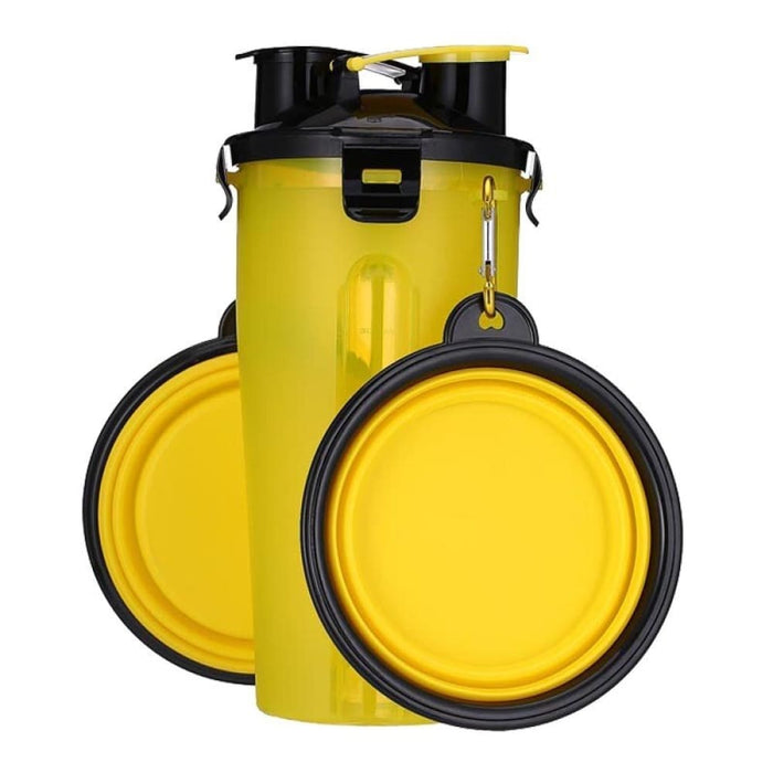 2 In 1 Multifunctional Portable Dog Food Water Bottle