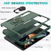 2 In 1 Pc Tpu Shockproof Case With Ring For Galaxy z Fold 4