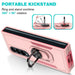 2 In 1 Pc Tpu Shockproof Case With Ring For Galaxy z Fold 4