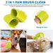2 in 1 Portable Soft Silicone Paw Effectively Cleaner