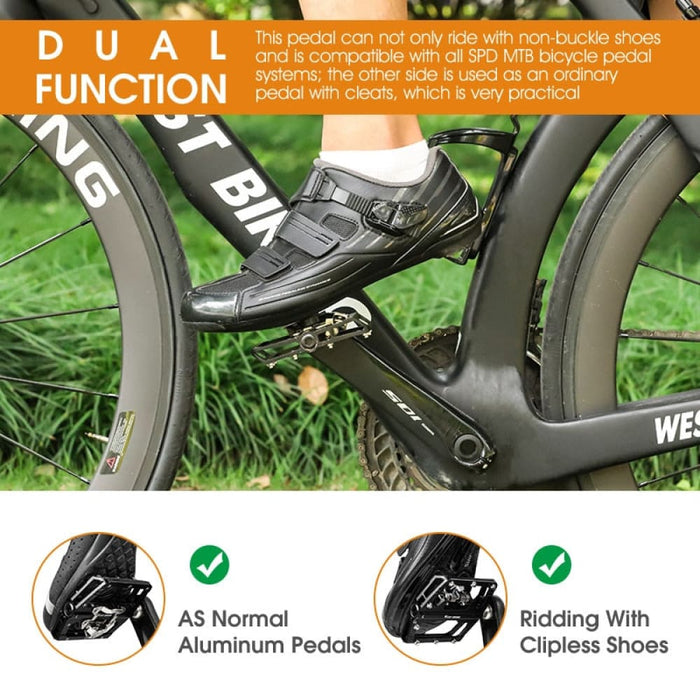 2 in 1 Self-locking Pedal