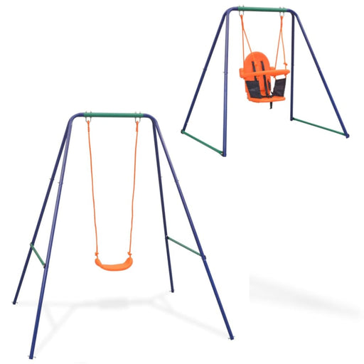 2-in-1 Single Swing and Toddler Orange Kotlx