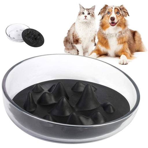2 In 1 Soft Silicone Non - slip Pet Slow Feeder For Small