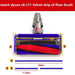 2 In 1 Velvet Strip Soft Floor Brush Hose Strips For Dyson