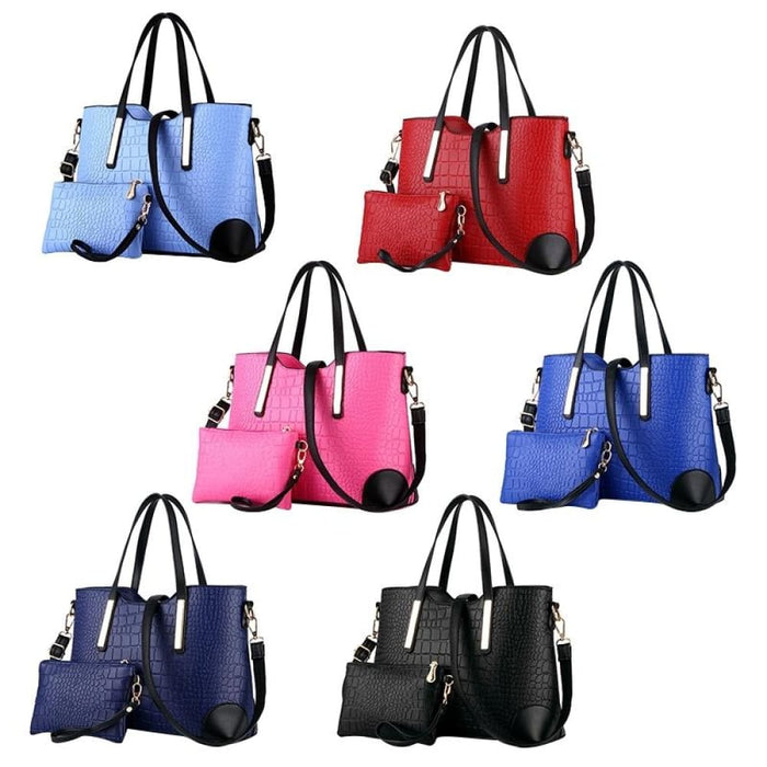 2 In 1 Vintage Messenger Bags Shoulder Handbag Women