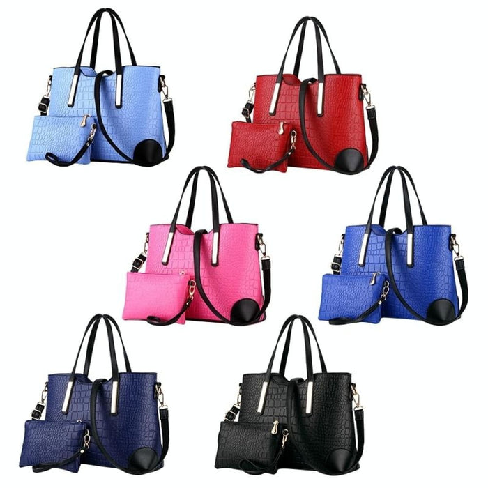 2 In 1 Vintage Messenger Bags Shoulder Handbag Women