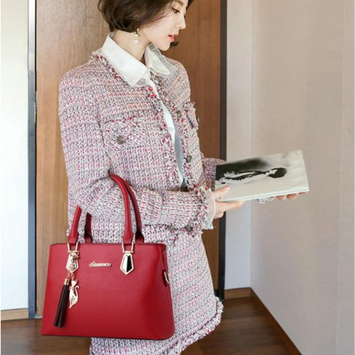 2 In 1 Women Casual Fashion Messenger Handbags Large