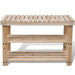 2-in-1 Wooden Shoe Rack with Bench Top Durable Xaobli