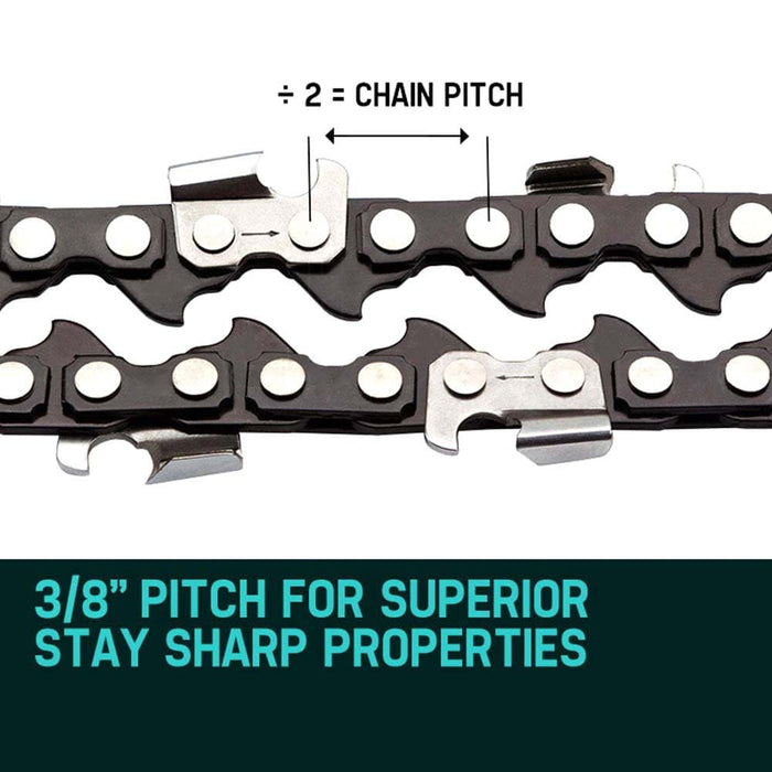 2 x 10 Chainsaw Chain Bar Replacement For Sx25 25cc