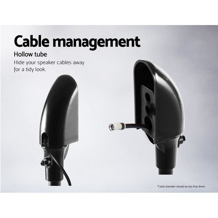 Goslash Picks Set of 2 112cm Surround Sound Speaker Stand