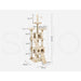 2.1m Cat Scratching Post Tree Gym House Condo Furniture
