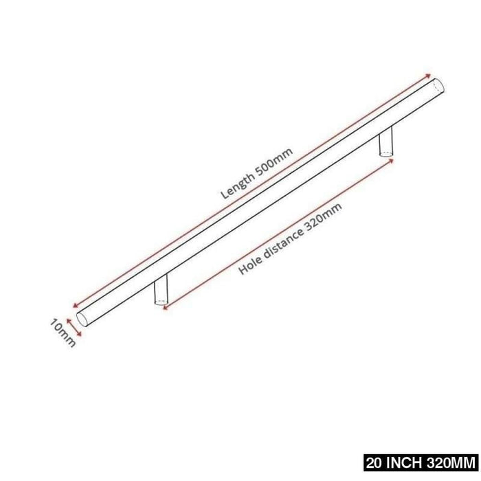 2’ ~ 24’’ Stainless Steel Cabinet Handles Diameter