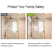 2/3/5m Anti Shatter Clear Safety Window Film