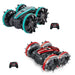 2.4g Amphibious Stunt Remote Control Car Double Sided