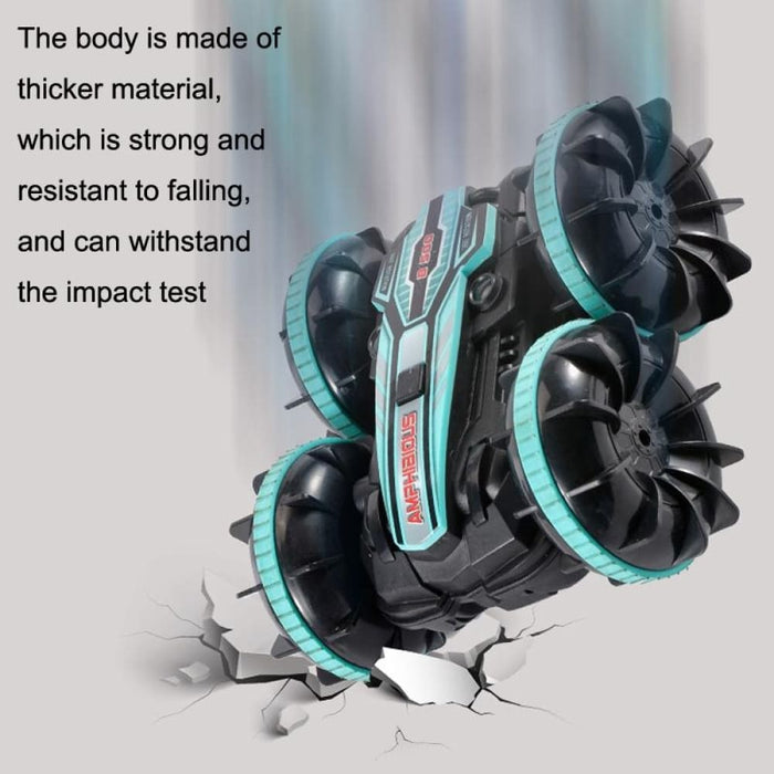 2.4g Amphibious Stunt Remote Control Car Double Sided