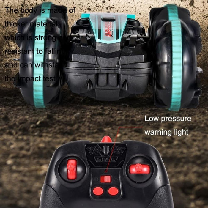 2.4g Amphibious Stunt Remote Control Car Double Sided