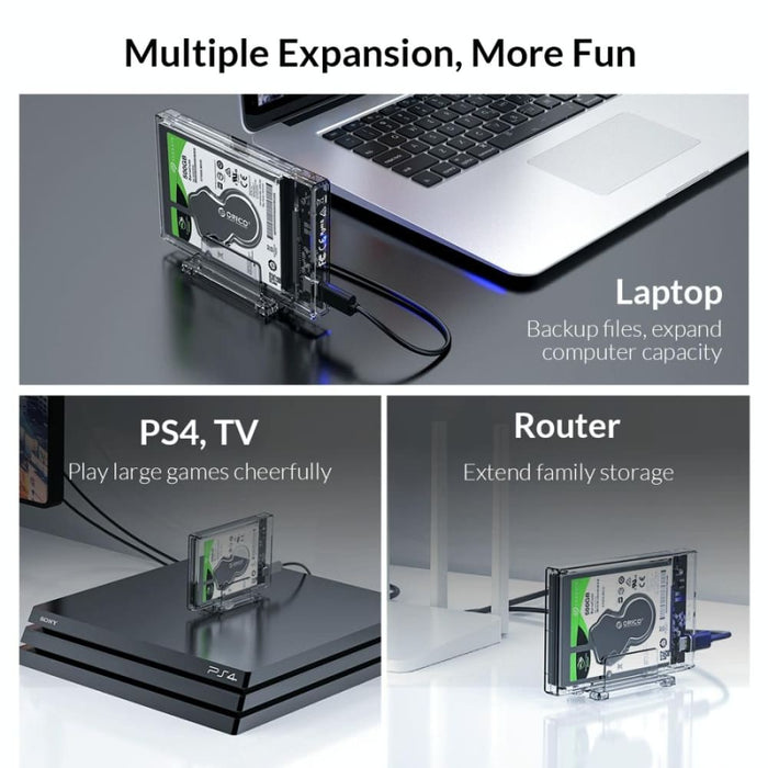 2.5 10gbps Hdd Enclosure Stand