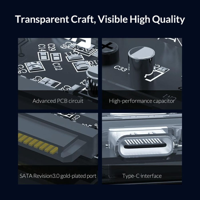 2.5 10gbps Hdd Enclosure Stand