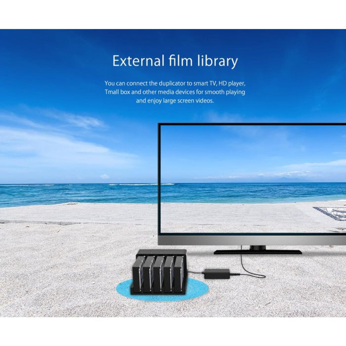 2.5/3.5 Hdd Enclosure With Duplicator