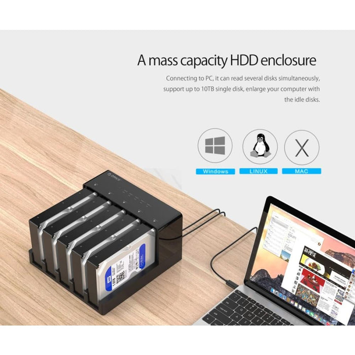 2.5/3.5 Hdd Enclosure With Duplicator