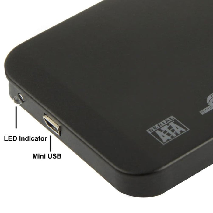 2.5 Sata External Hdd Case 126x75x13mm