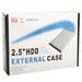 2.5 Sata External Hdd Case 126x75x13mm