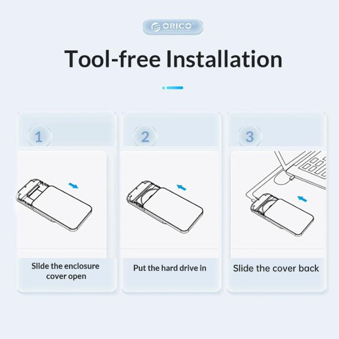 2.5 Type c 5gbps External Hdd Case