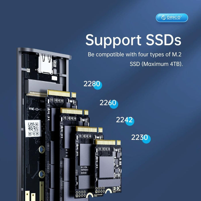 2 Bay M.2 Nvme Sata Ssd Enclosure