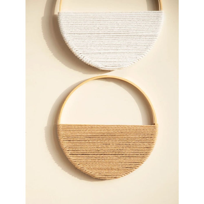 2 Boho Macrame Wall Hangings for Home Decor