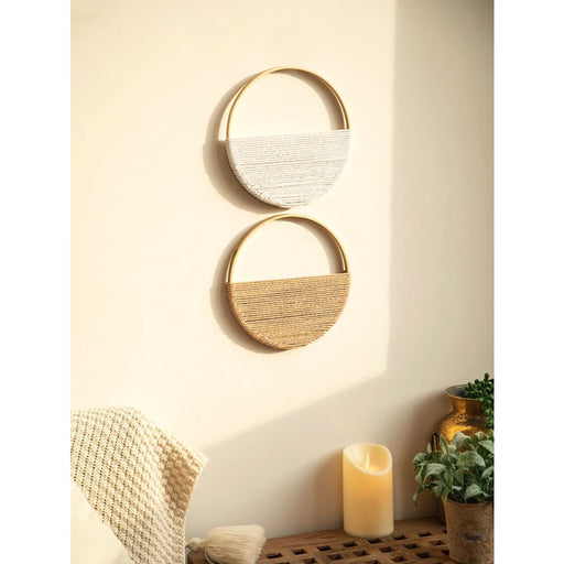 2 Boho Macrame Wall Hangings for Home Decor