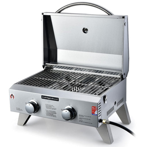 2 - burner Stainless Steel Portable Gas Bbq Grill
