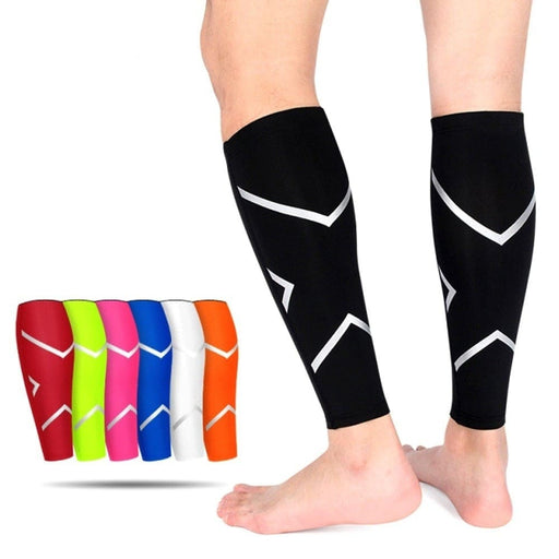 2 Pcs Calf Compression Leg Sleeves For Pain Relief Running
