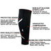 2 Pcs Calf Compression Leg Sleeves For Pain Relief Running
