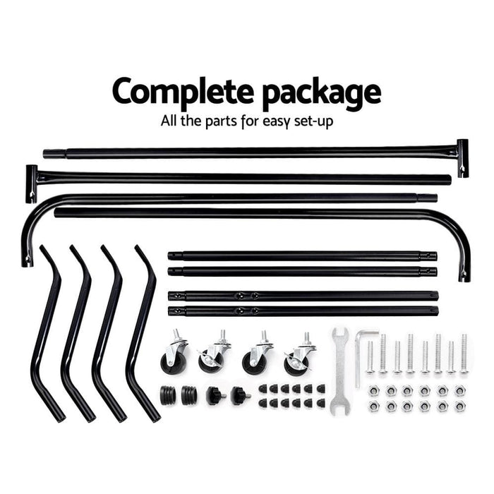 Goslash Picks Set of 2 Clothes Racks Metal Garment Coat