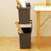 2 Set Dark Grey Stackable Multipurpose Laundry Basket