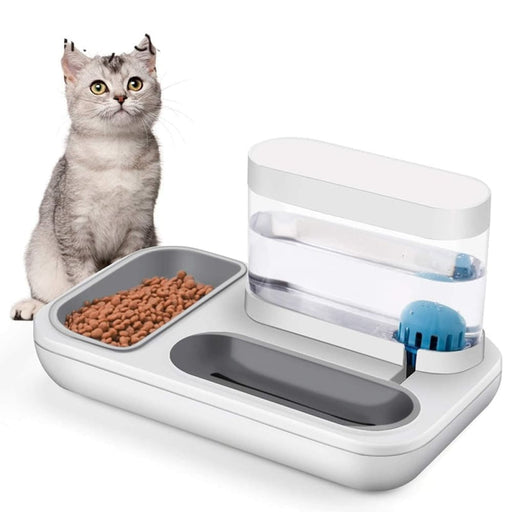 2 In1 Detachable Anti - spill Food Water Feeder Bowl