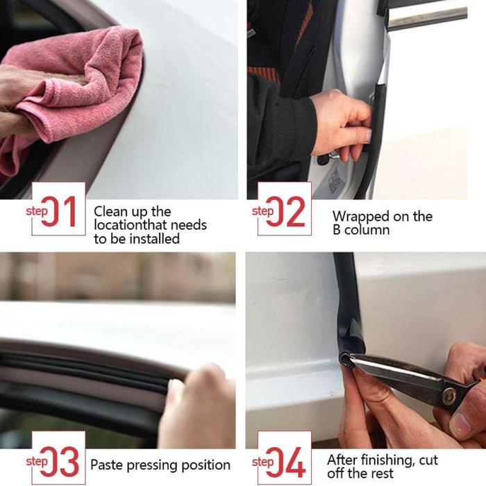 2 x Door Seal Strip For Car