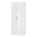 2 Door Wardrobe Bedroom Cupboard Closet Storage Cabinet