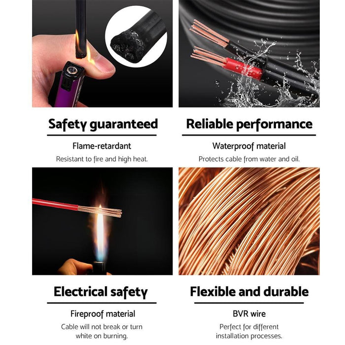 2.5mm Electrical Cable Twin Core Extension Wire 30m Car